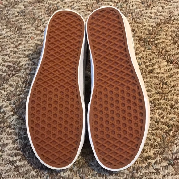 Vans Sidestripe V Old Skool White Shoes - Picture 6 of 6